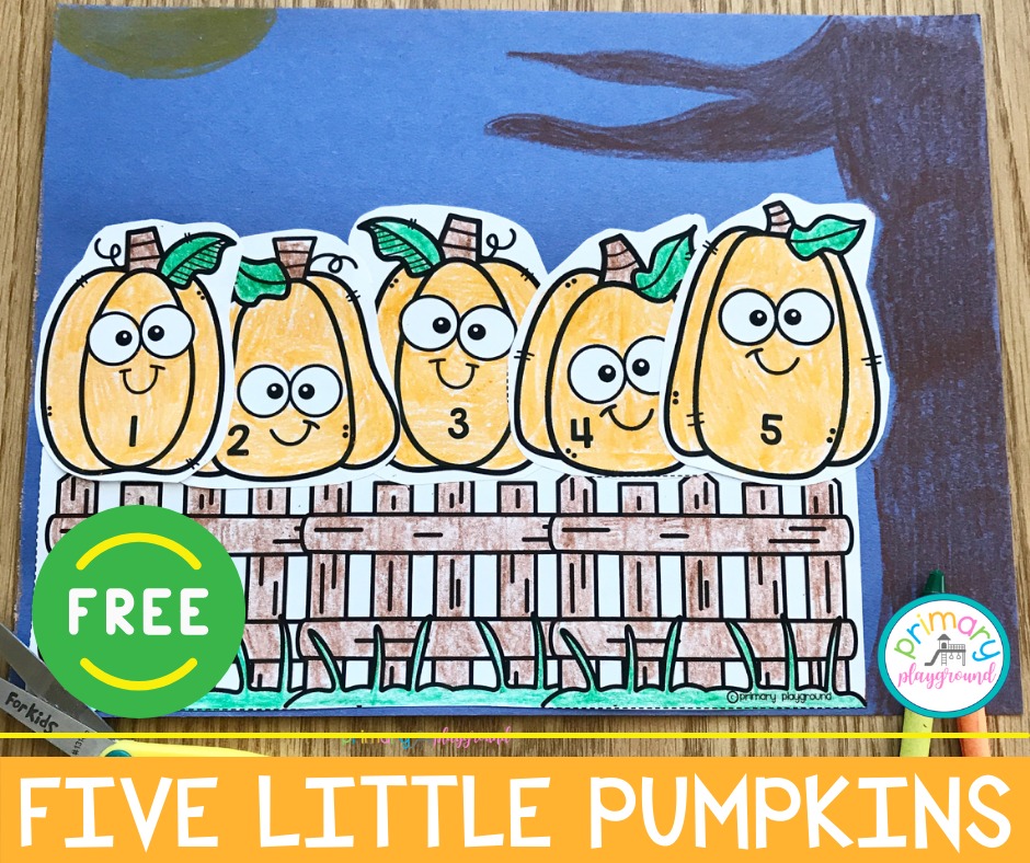 With this free printable Five Little... - Primary Playground | Facebook