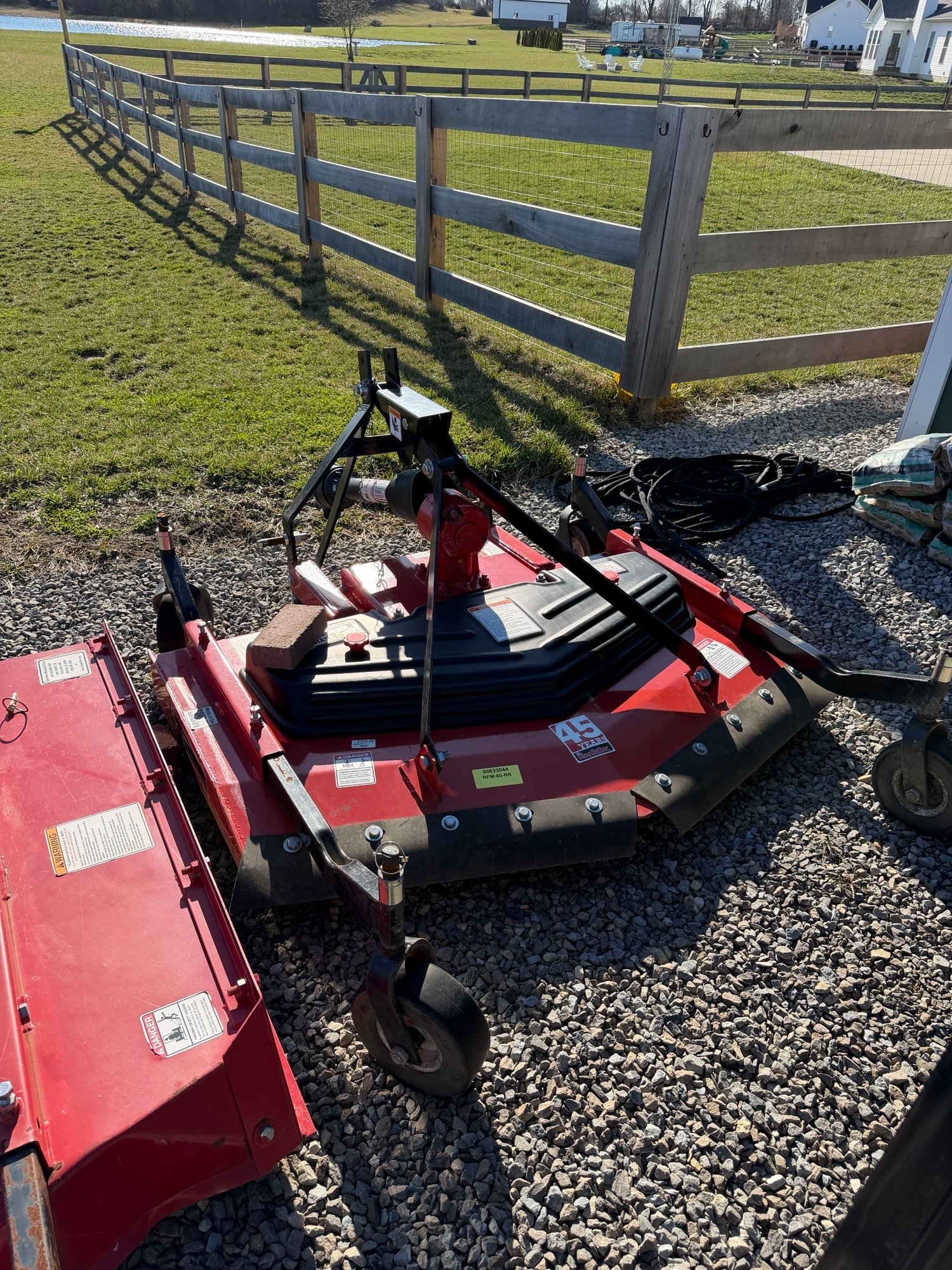 Rural King RK24 Compact tractor, Front Loader, Finish Mower - Lawn ...