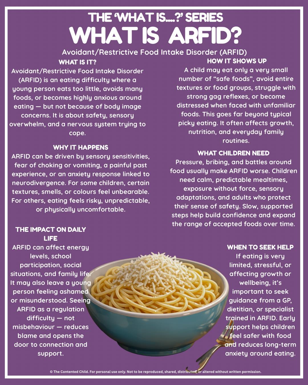 The Contented - Our 'What Is....' Series ARFID isn’t “fussy eating ...
