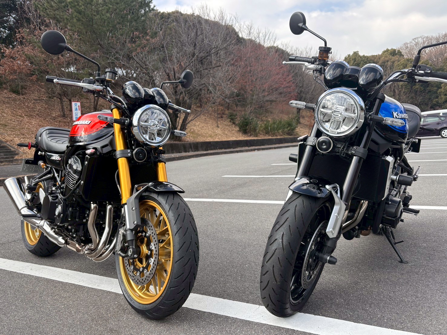 TRICK - 2026年モデル Z900RS さっそく新旧比較の撮影を行っています