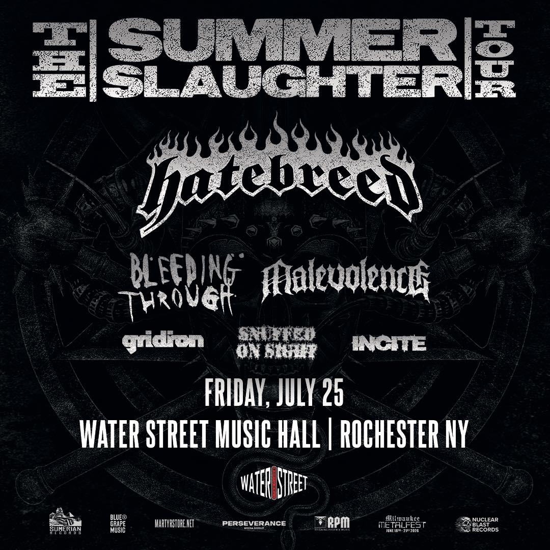 Summer Slaughter Tour 2025 lineup at Harpos Concert Theatre