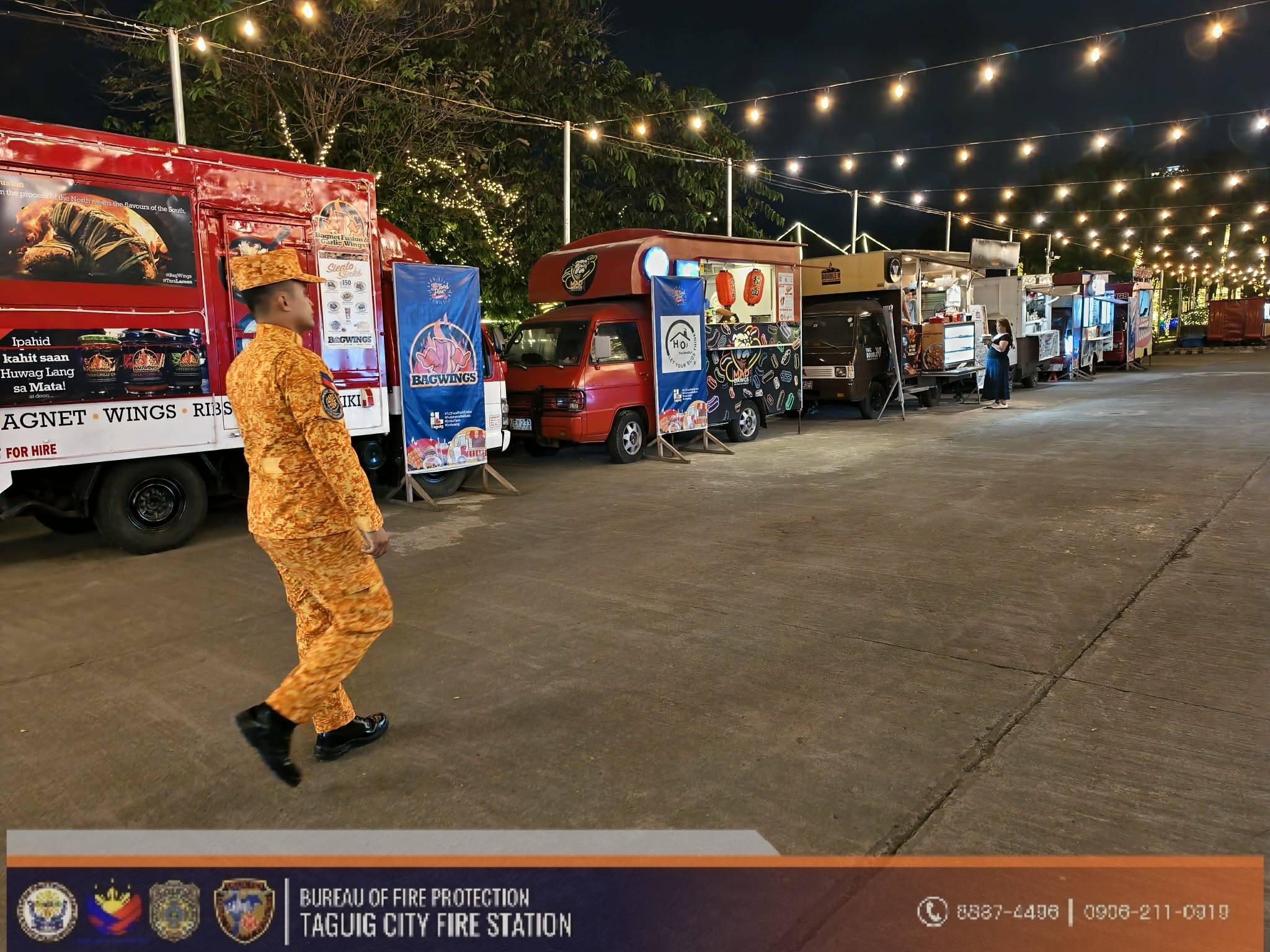 BFP - LOOK: Fire Truck and Ambulance Standby at Taguig People's Park 06 ...