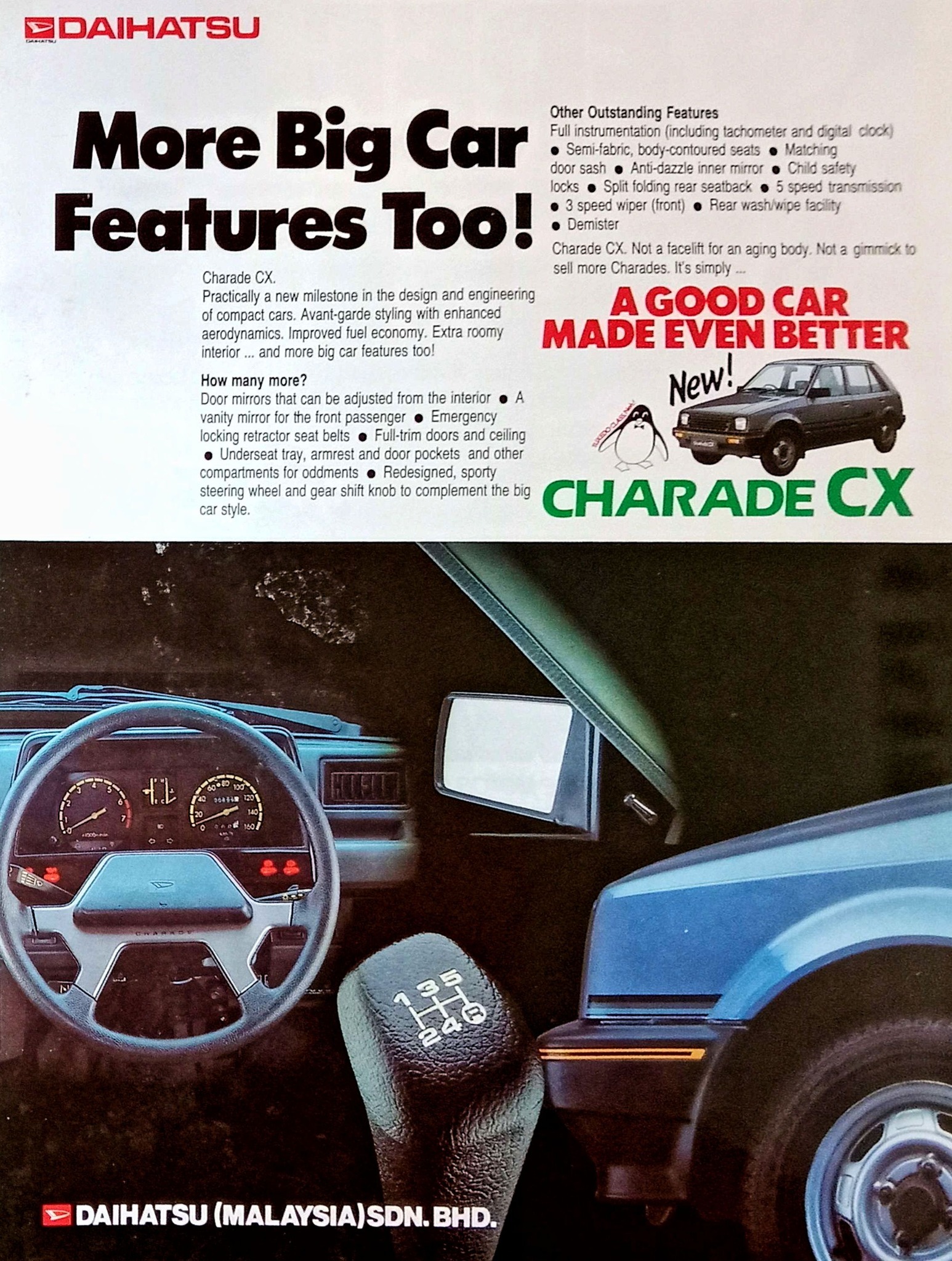 1984 Daihatsu Charade CX ad Malaysia