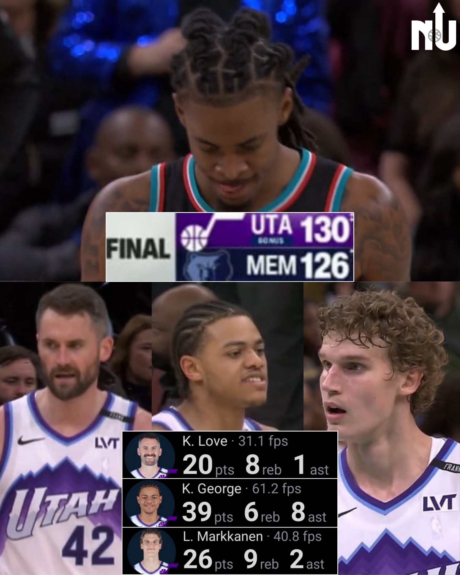 NBA - Keyonte George dropped a new career-high 39 Pts and Lauri ...