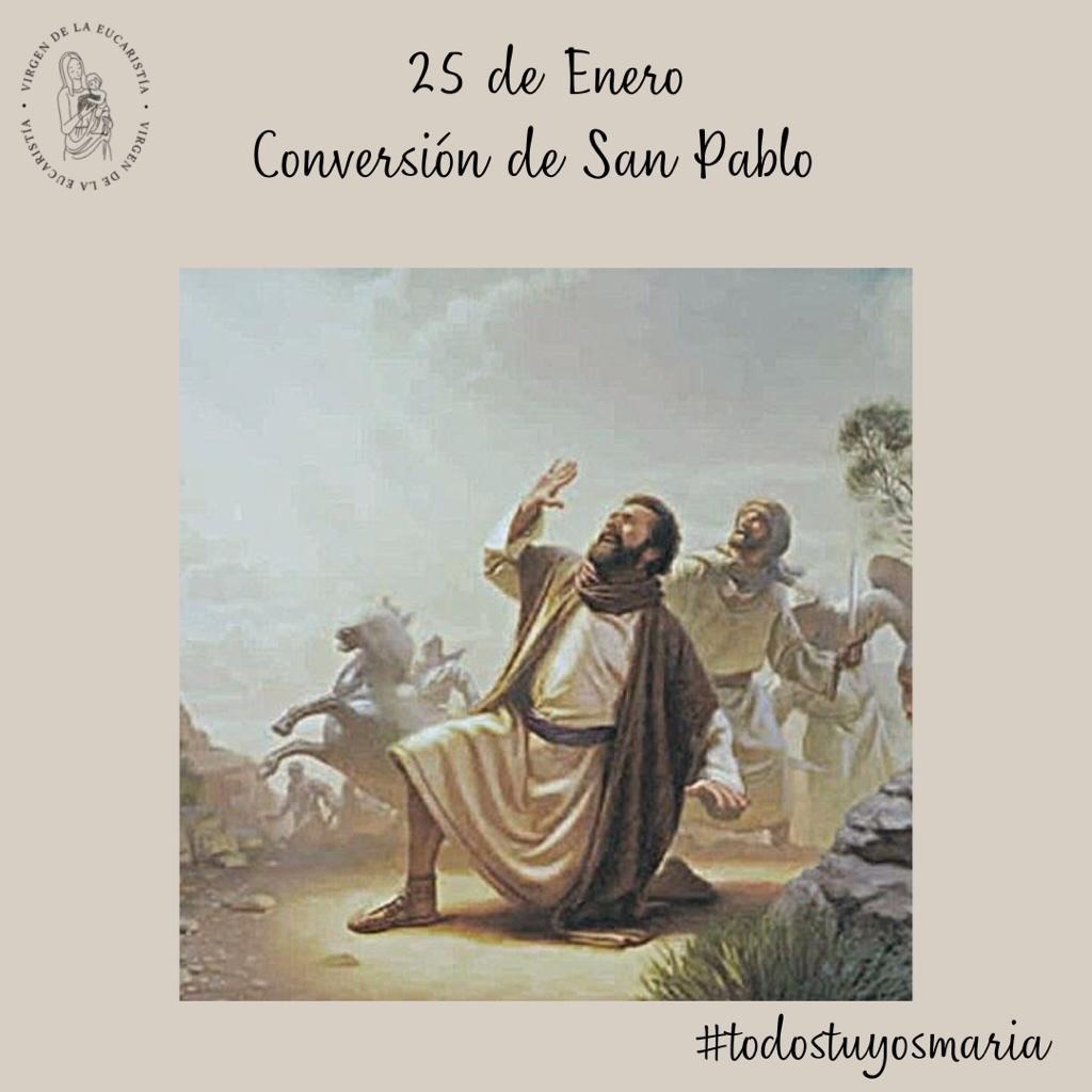 Virgen - 25 de Enero 🌿CONVERSIÓN DE SAN PABLO🌿 🍃La Iglesia celebra hoy ...