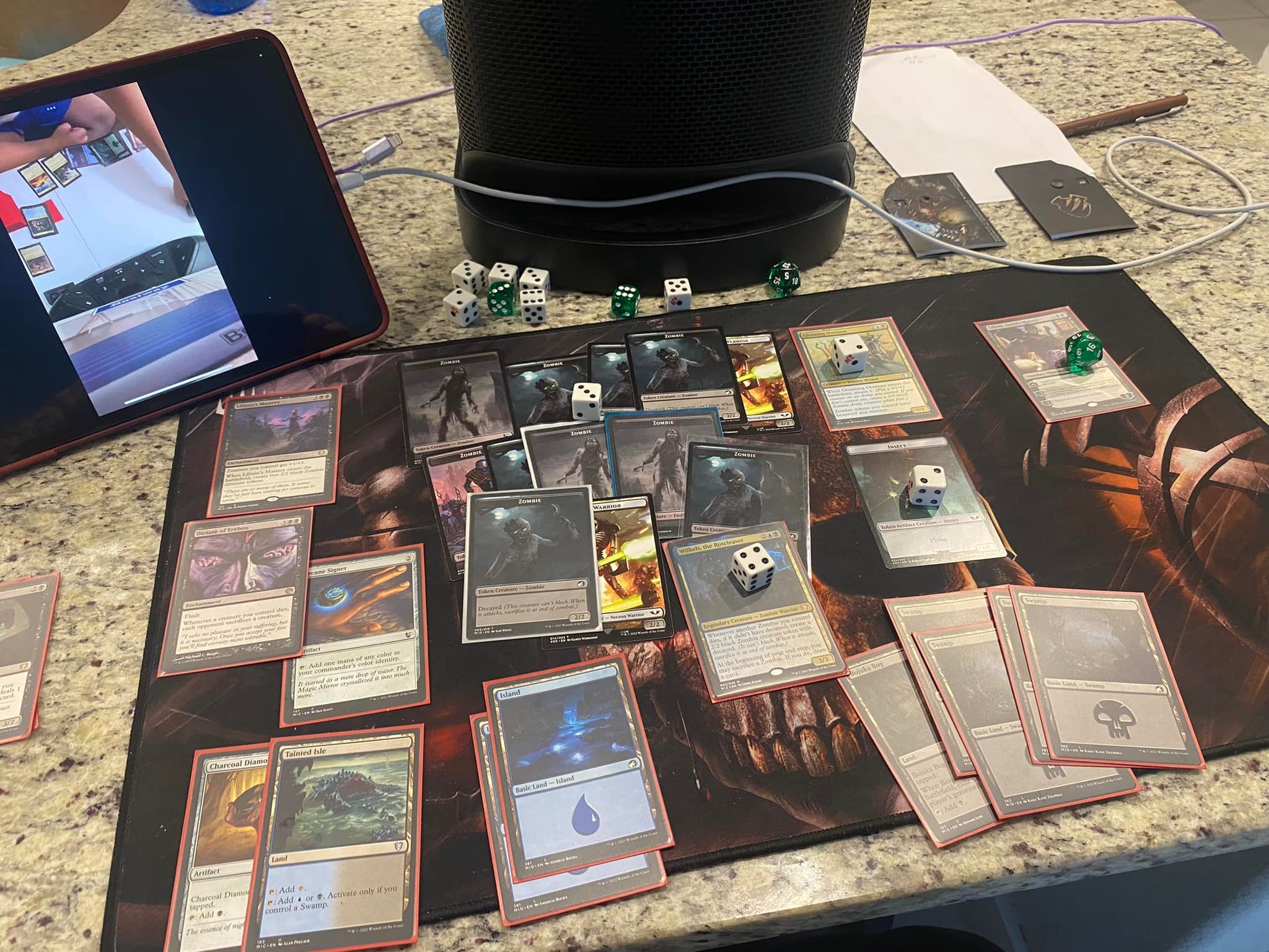 mtg zombie token commander deck [Commander Legends Tokens] Token Creature  Zombie Rarity Zombie token/discard deck becomes most