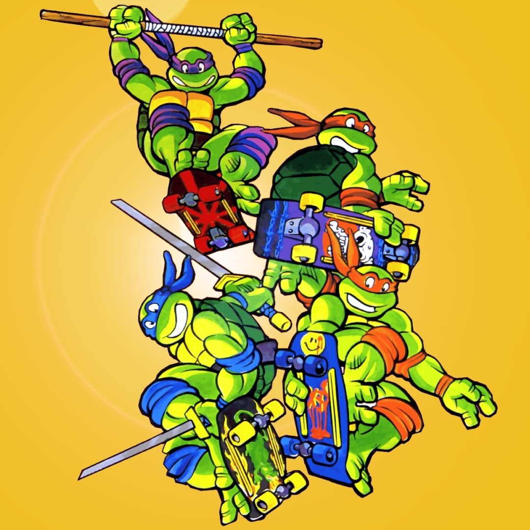 Teenage Mutant Ninja Turtles: The Arcade Game Oficial Art: M
