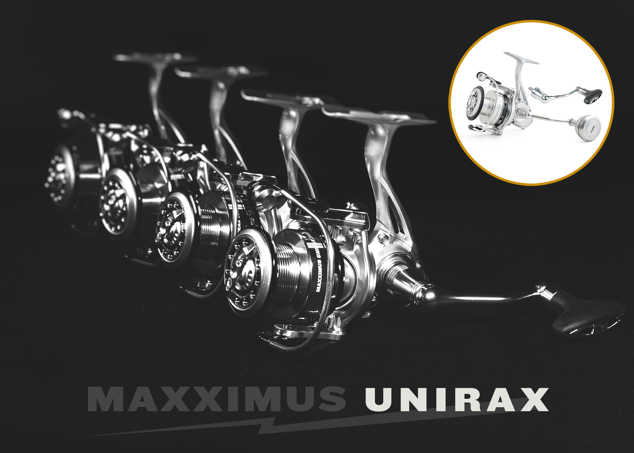 むーむー Maxximus Unirax is a versatile spinning reel series in the