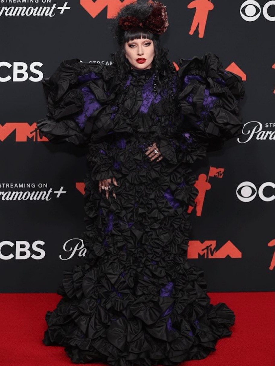 lady gaga vma dress on the #VMAs red carpet blairs marble falls