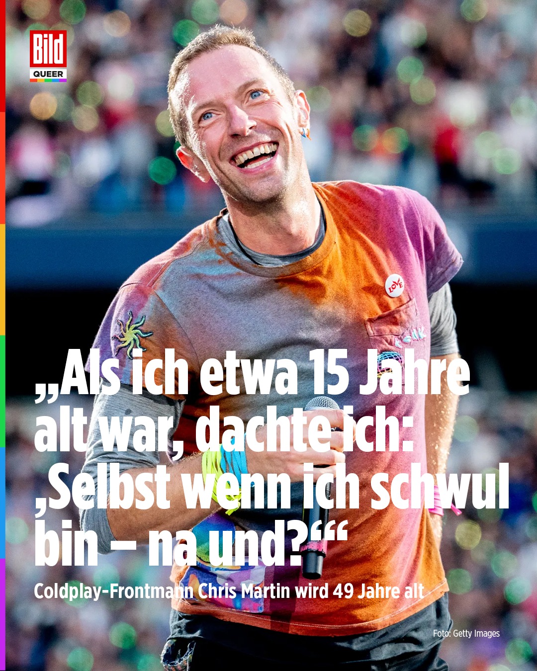 Queer BILD - Happy Birthday 🎂, Chris Martin! Der... | Facebook