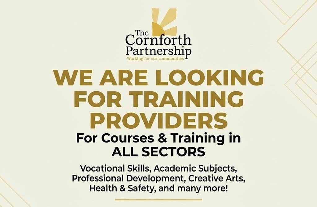 📢 Attention Training Providers! 📢... - Cornforth Partnership | Facebook