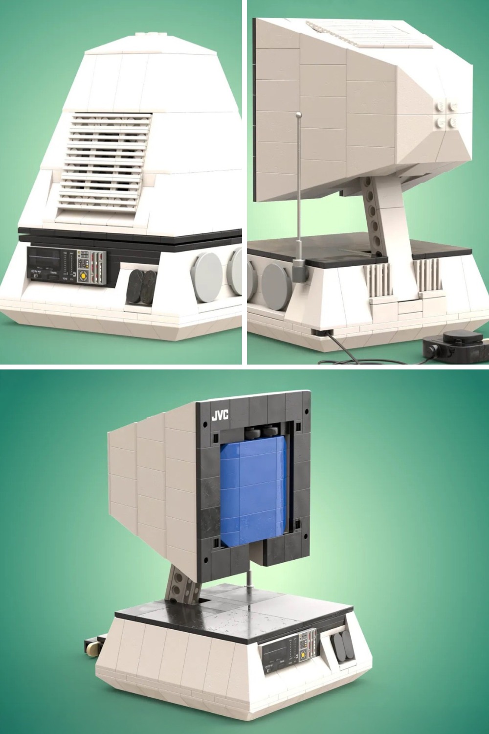 Yanko - The JVC 3100R LEGO set concept brings a 1970s pyramid ...