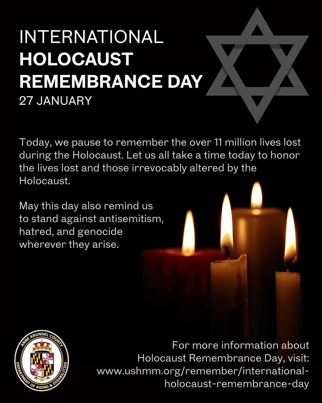 Annapolis - Today, we pause to remember the over 11 million lives lost ...