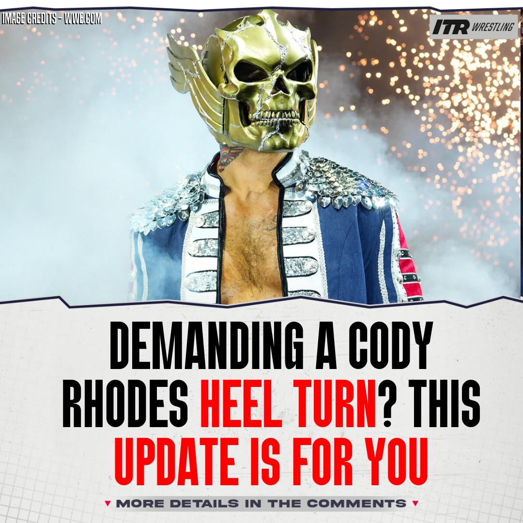 ITR - #CodyRhodes is once again the talk of wrestling town 🤩 Full story ...