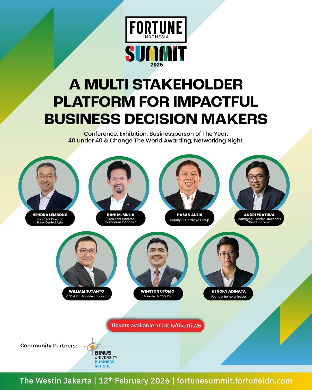BINUS - Fortune Indonesia Summit is back! The Fortune Indonesia Summit ...