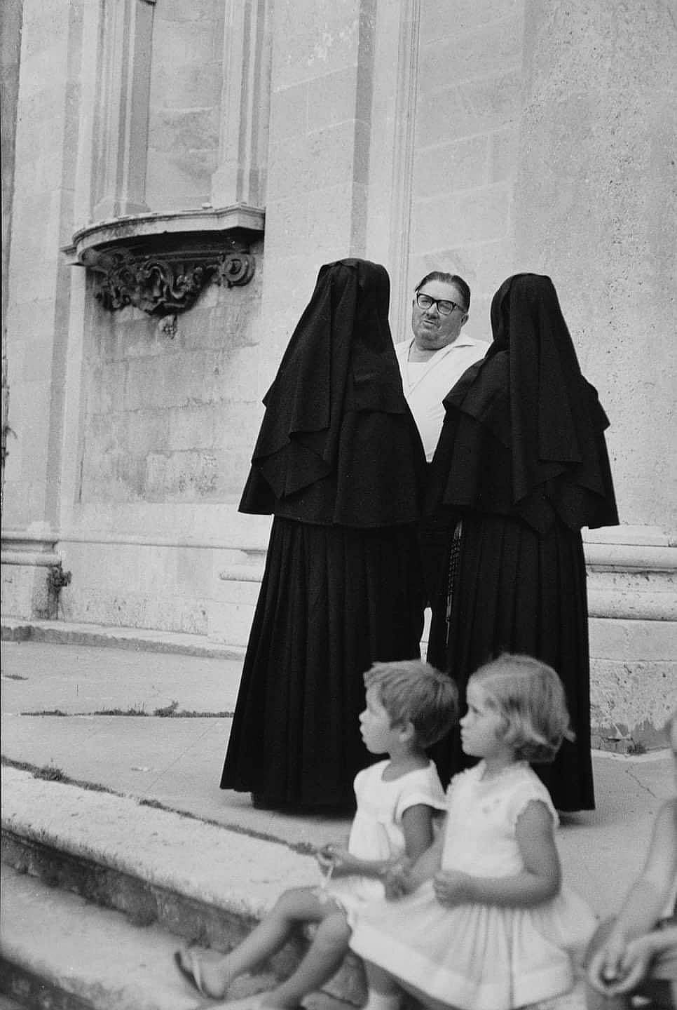 Photo Vintage Fellini 8 1/2 - Mastroianni Sur Le Tournage 1963 - Tirage Original