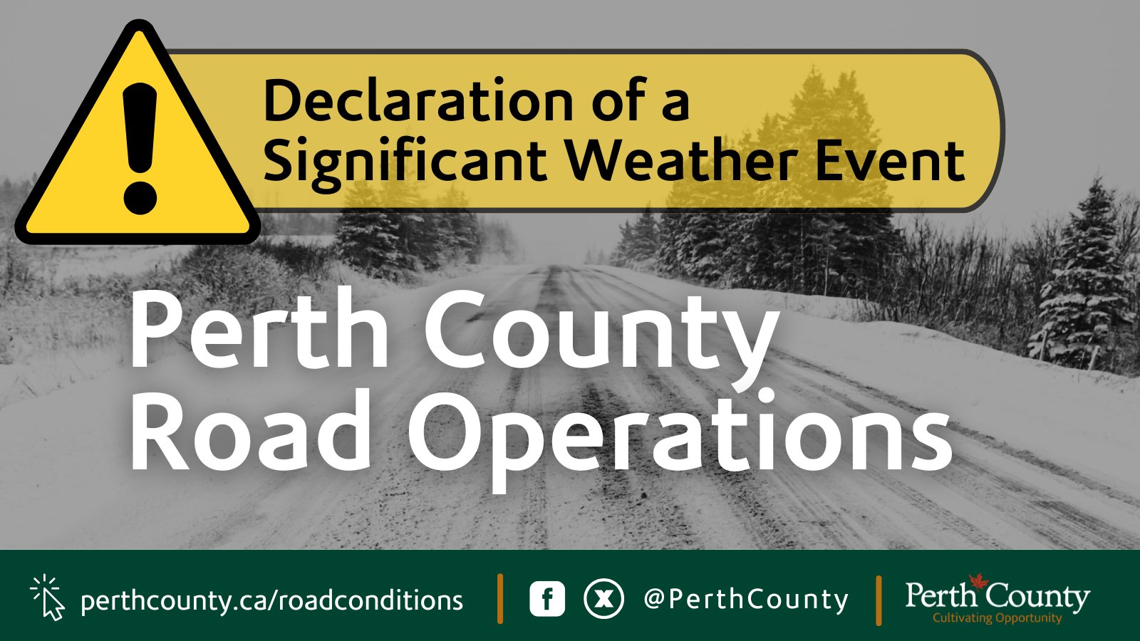 Perth - ⚠️ At 11:00 am local time, Perth County officially declared a ...