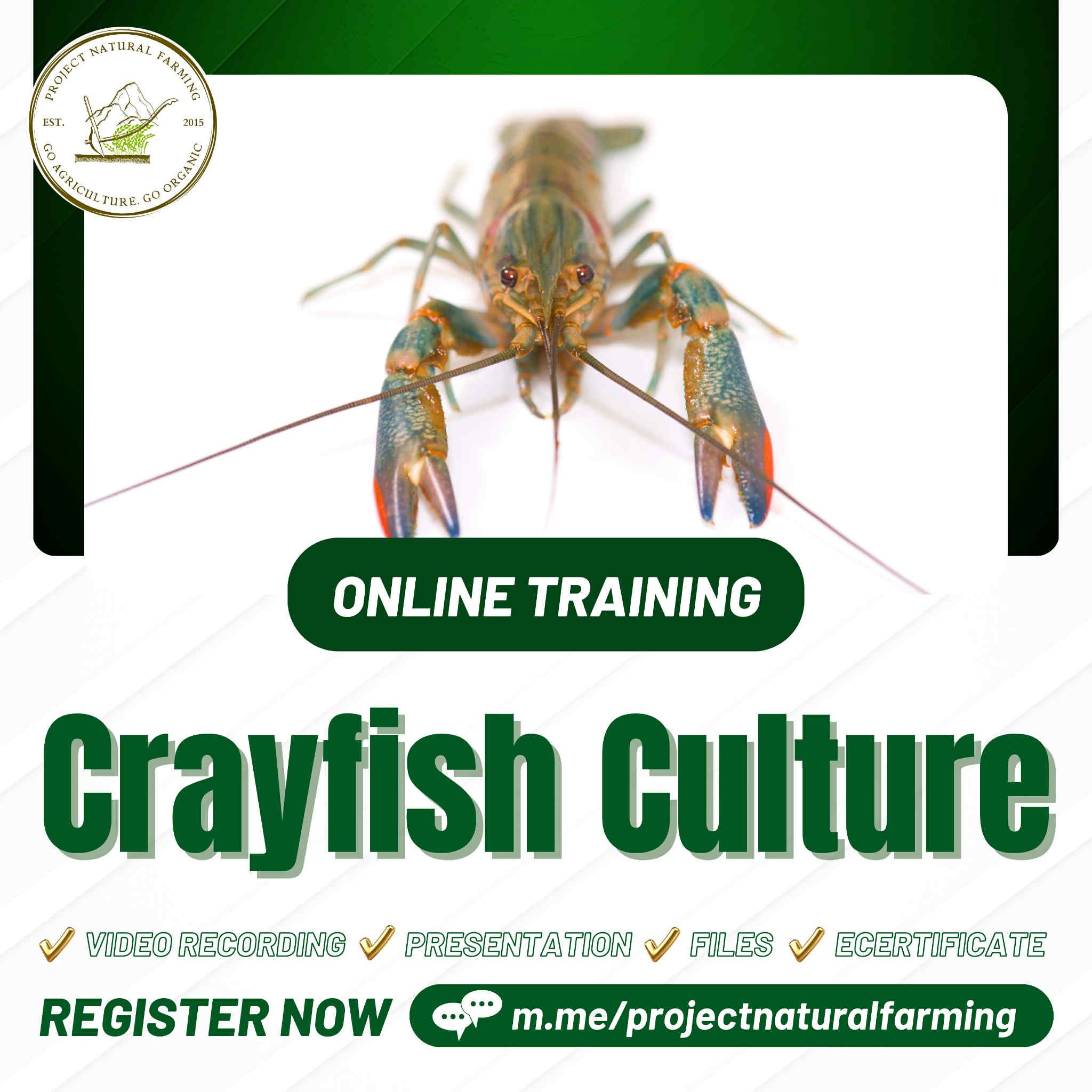 𝐂rayfish 𝐎𝐧𝐥𝐢𝐧𝐞 𝐓𝐫𝐚𝐢𝐧𝐢𝐧𝐠... - Project Natural Farming | Facebook