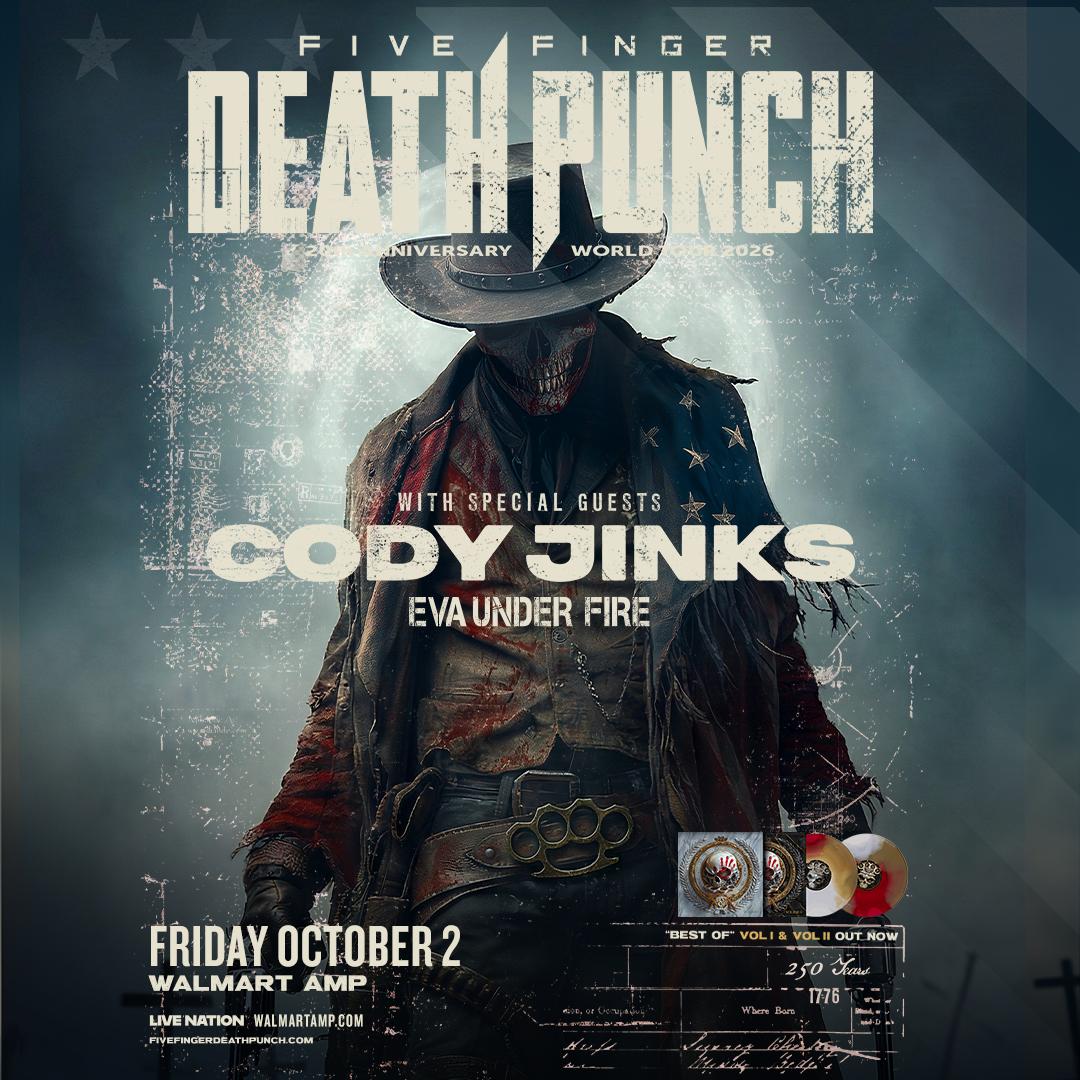 🔥 JUST ANNOUNCED! 🔥 Five Finger Death Punch is coming to Walmart