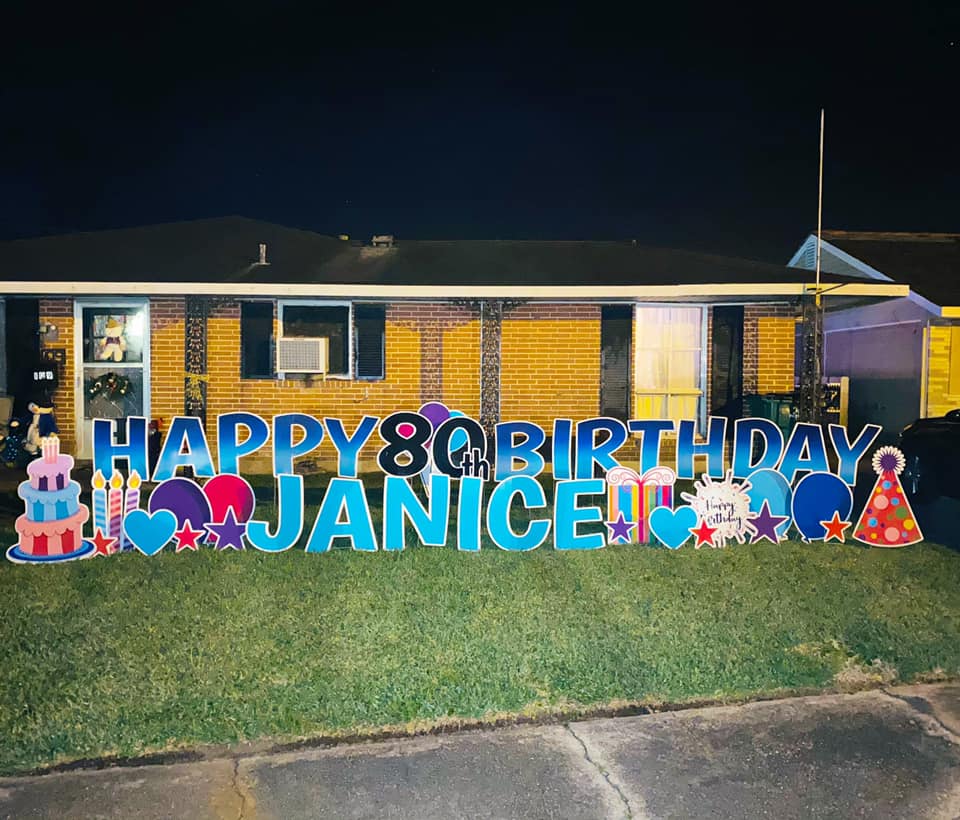 🔹Happy 80th Birthday Janice🔹... - Sign Dreamers NOLA