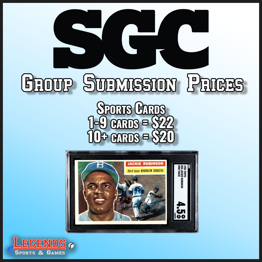 Legends - 📢 SGC Card Grading Submissions! 📢 Got cards you want graded ...