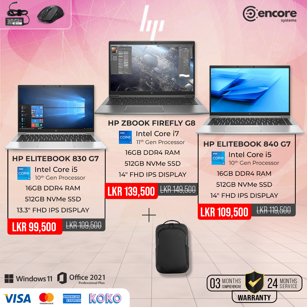 Encore - HP ZBook Firefly G8 | HP EliteBook 840 G7 | HP EliteBook 830 ...