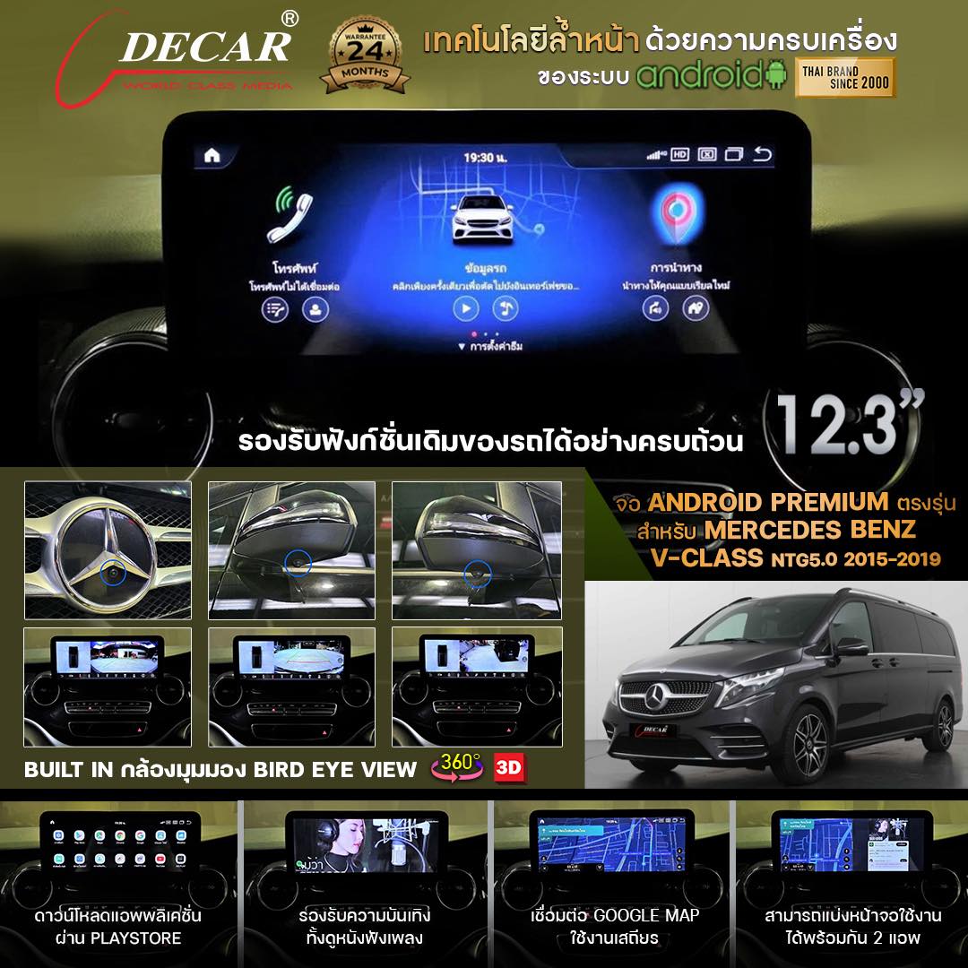 Decar - #DECAR จอตรงรุ่นสองระบบขนาด 12.3