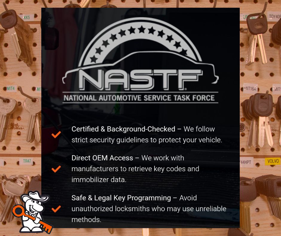 We’re proud to be NASTF... - All Safe Mobile Locksmith Inc. | Facebook