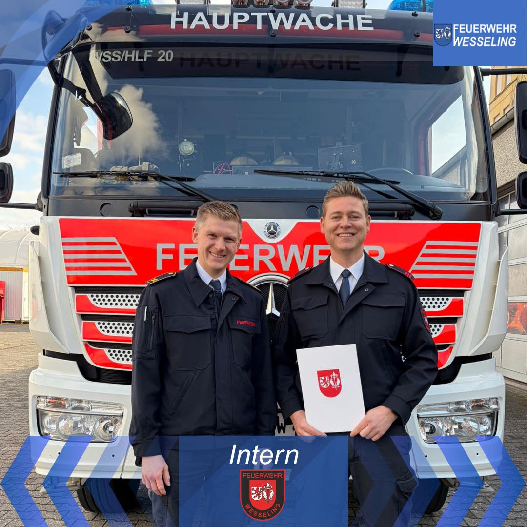 🎉 Verbeamtung auf Lebenszeit 🚒 Wir... - Feuerwehr Wesseling | Facebook