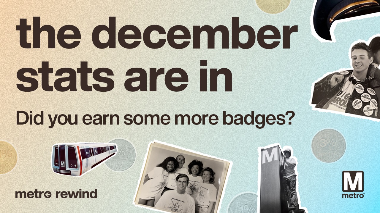 Metro - The December stats just dropped! 📊 Did you earn new badges ...