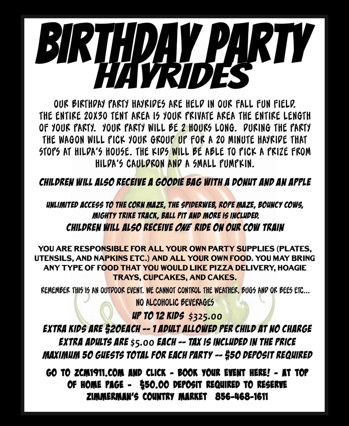Zimmerman's - 🎉🚜 BIRTHDAY PARTY HAYRIDES AT ZIMMERMAN'S COUNTRY MARKET ...