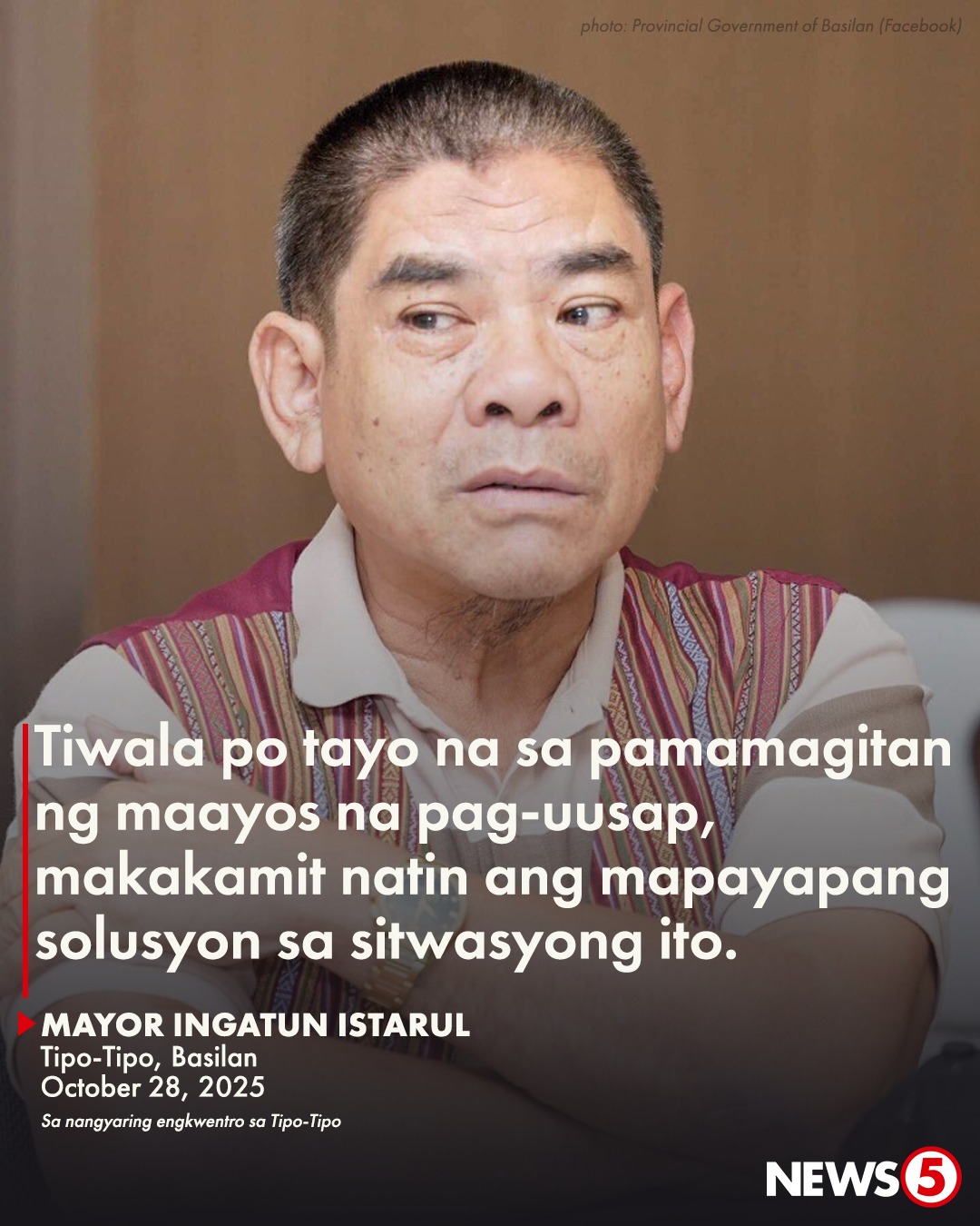 News5 - ‘MAGKAISA TAYO AT IPAGDASAL ANG KAPAYAPAAN’ Sinabi ni Mayor ...