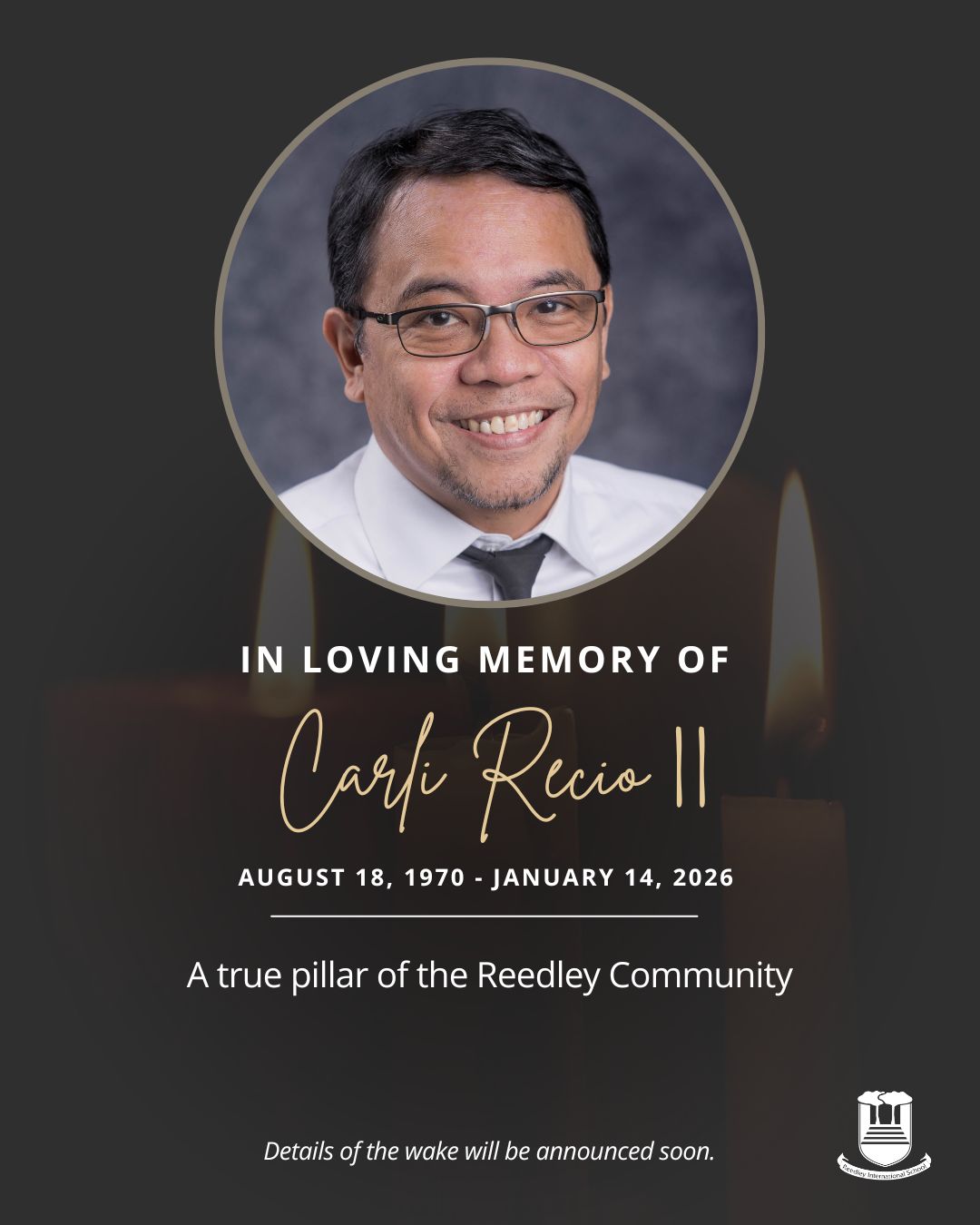Reedley - It is with heavy hearts and profound sadness that we announce ...
