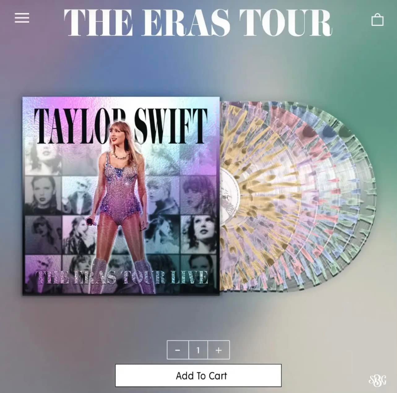 テイラー・スウィフト　エラスツアーライブレコーディングＬＰⅢ Taylor Swift's Eras tour live album on vinyl