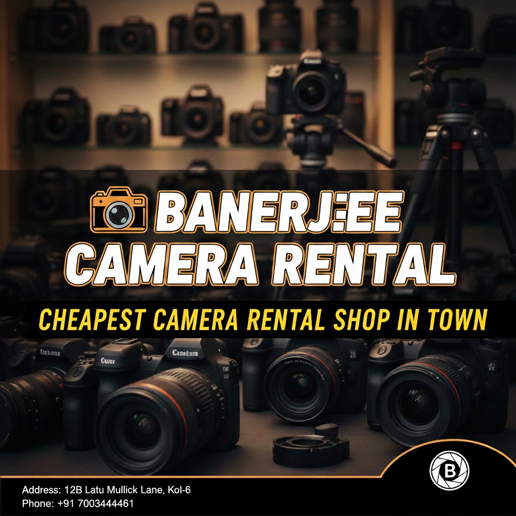 Banerjee camera rental | Kolkata