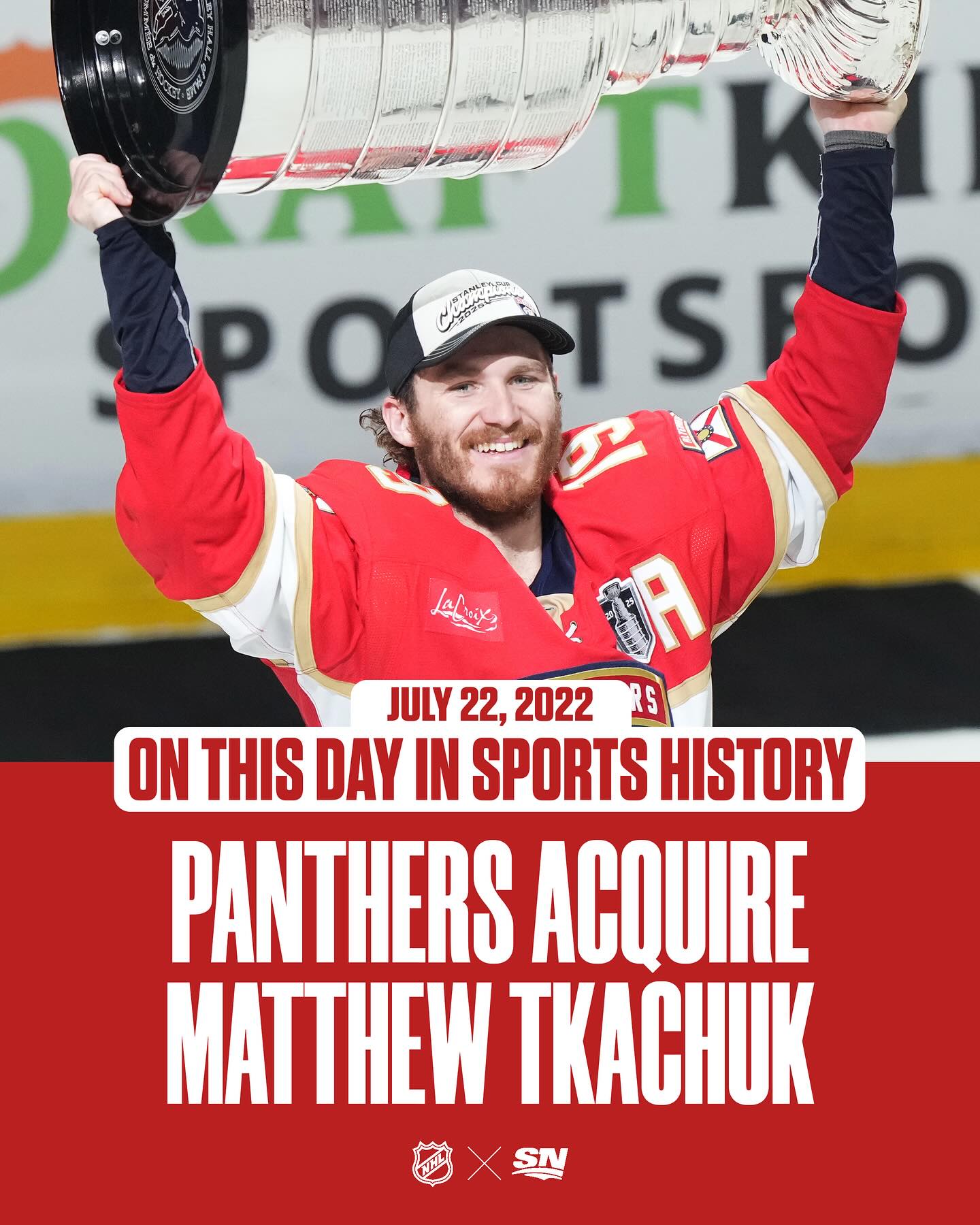 Sportsnet - Three years ago today, the Panthers acquired... | Facebook