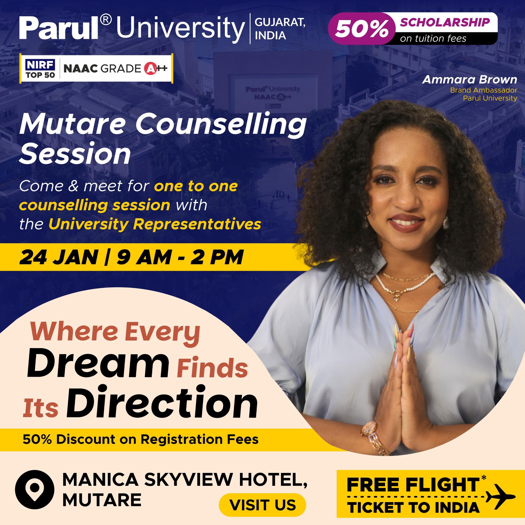 Mutare Celebs - 🌟 *PARUL UNIVERSITY – MUTARE COUNSELLING... | Facebook