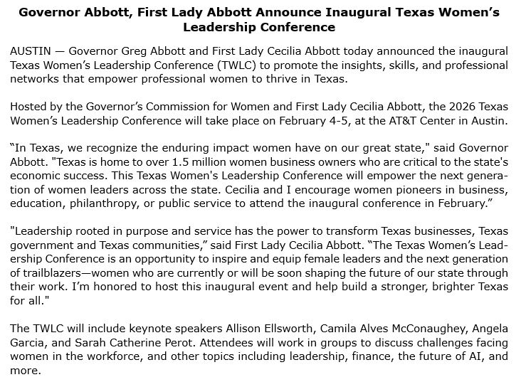 ICYMI: Governor Greg... - Office of the Governor Greg Abbott | Facebook