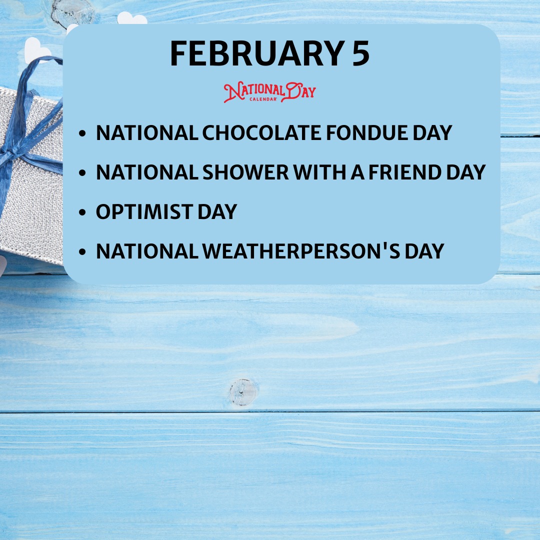 FEBRUARY 5, 2026 | NATIONAL... - National Day Calendar | Facebook