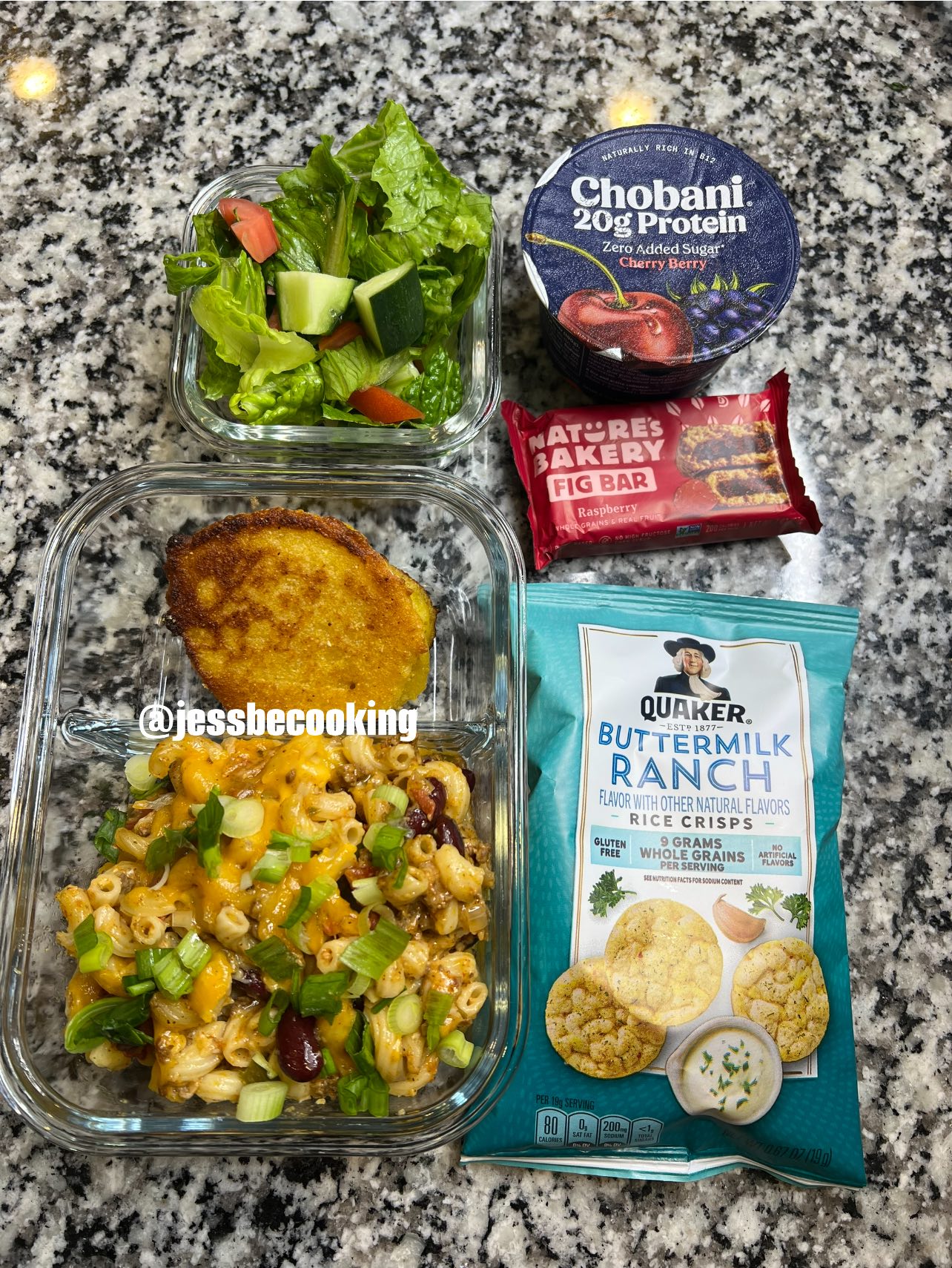 Jess - Hubby’s lunch & lil snacks for work | Leftover Chili Mac | Hot ...