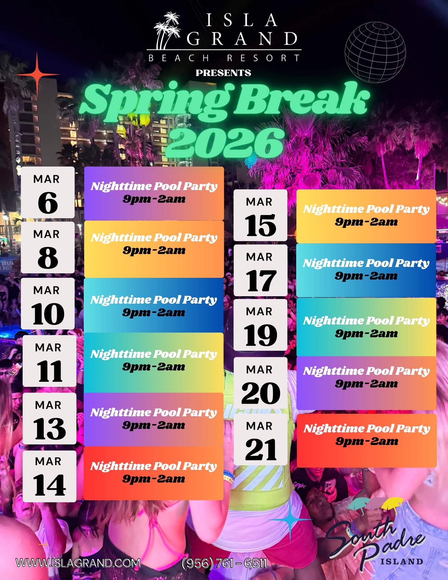 Isla - Your Spring Break plans start here 💦🌴 Stay at Isla Grand Beach ...