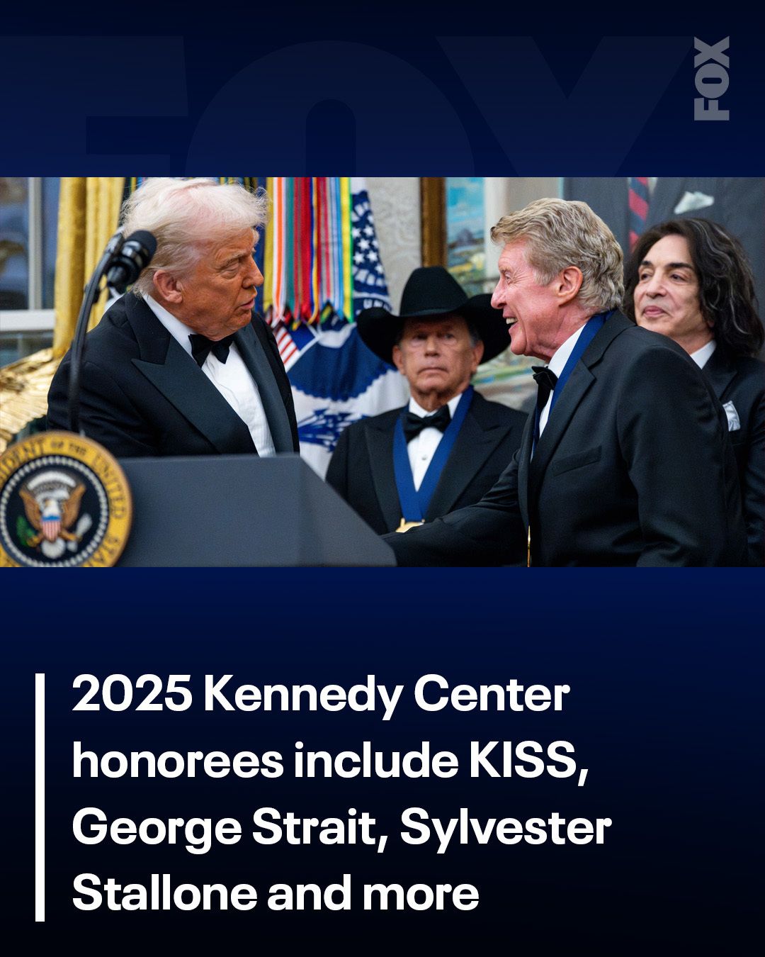 FOX - President Donald Trump is hosting the 48th annual Kennedy Center ...