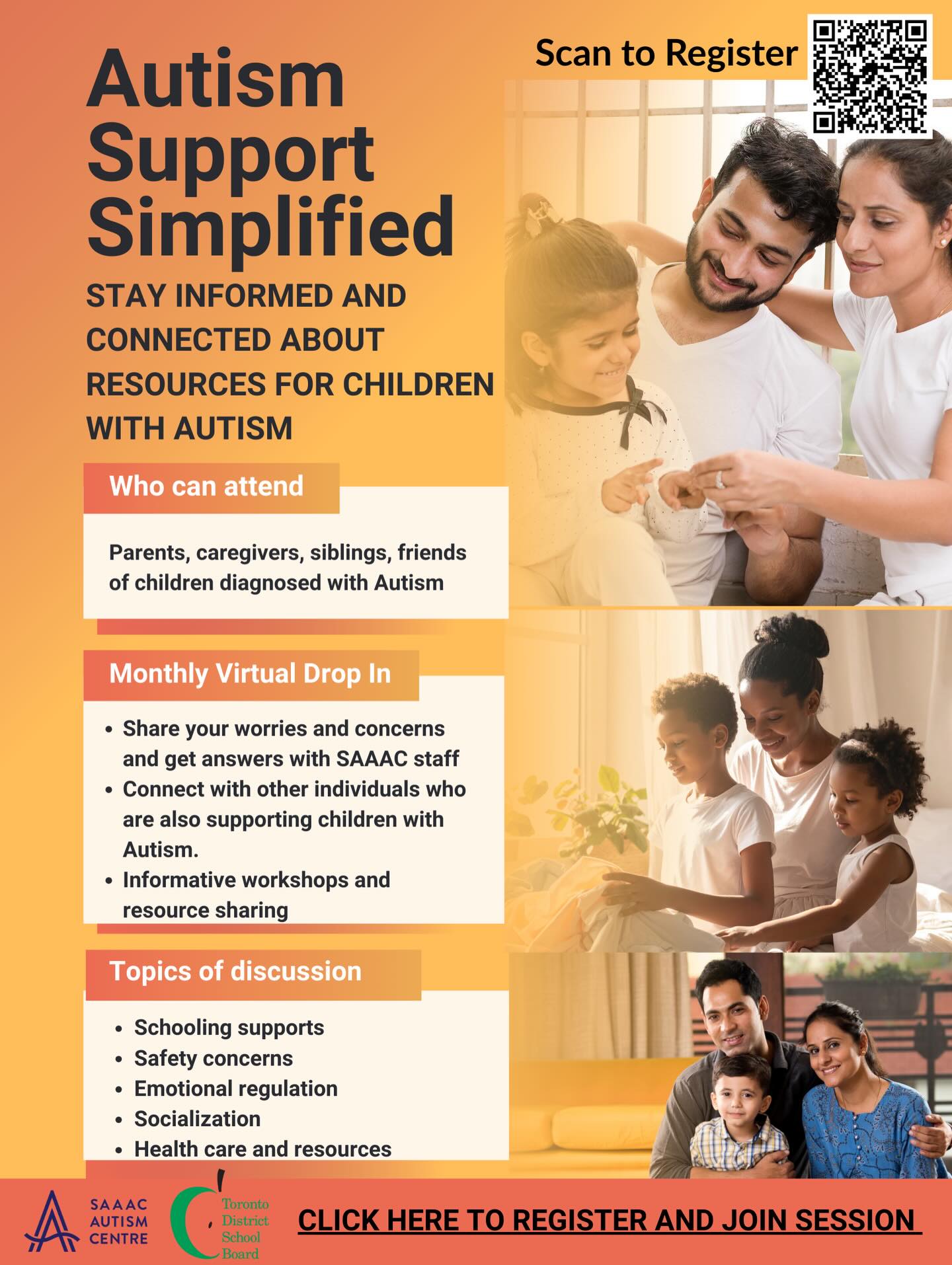 TDSB Autism Support Simplified ... - SAAAC Autism Centre | Facebook