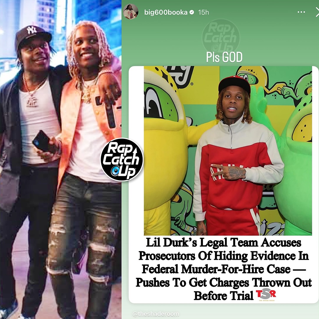 Rap - Booka600 reacts to a ShadeRoom post about #LilDurk’s legal team ...