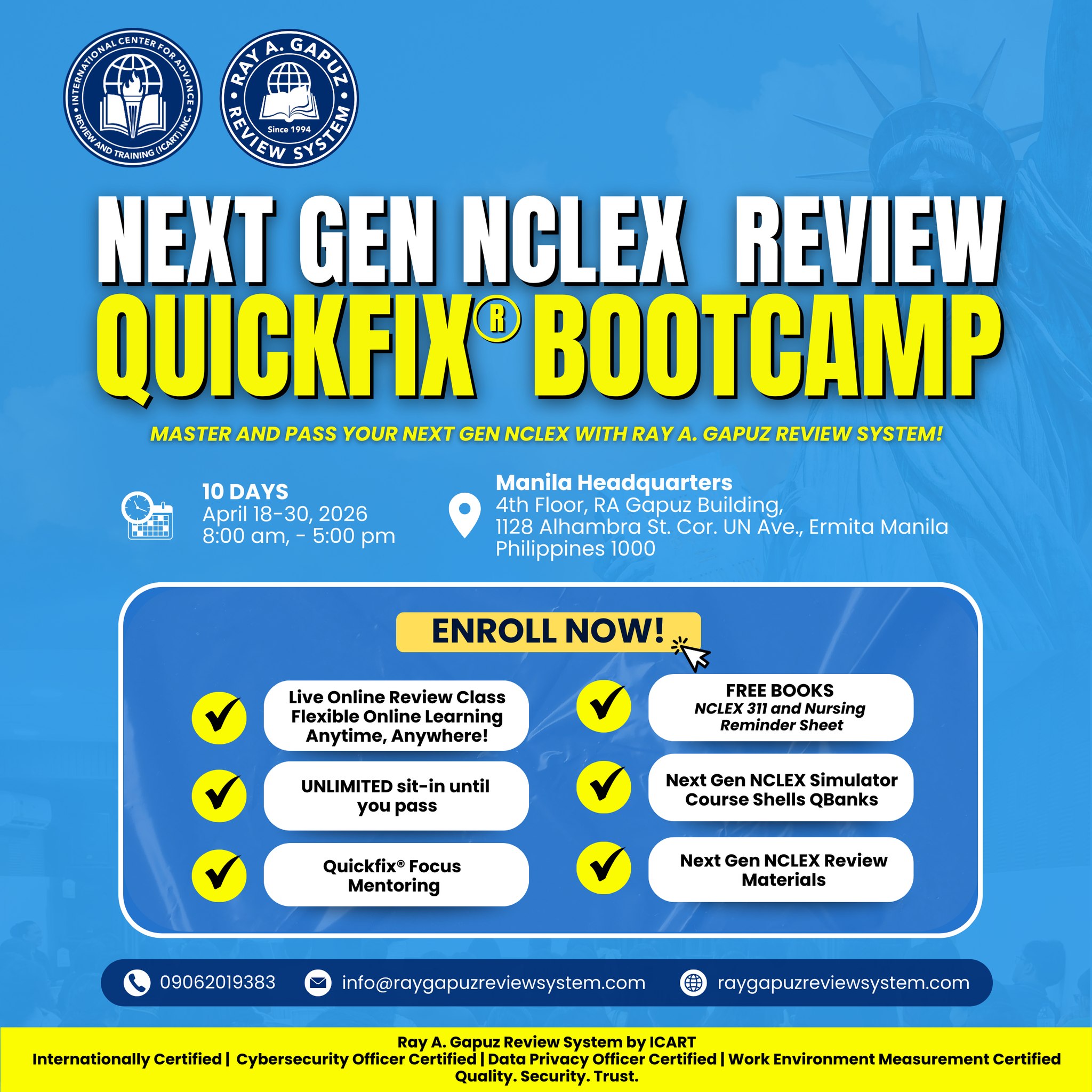 Ray - Taking the Nurse Licensure Exam (NLE) this 2022? Our NLE Review ...