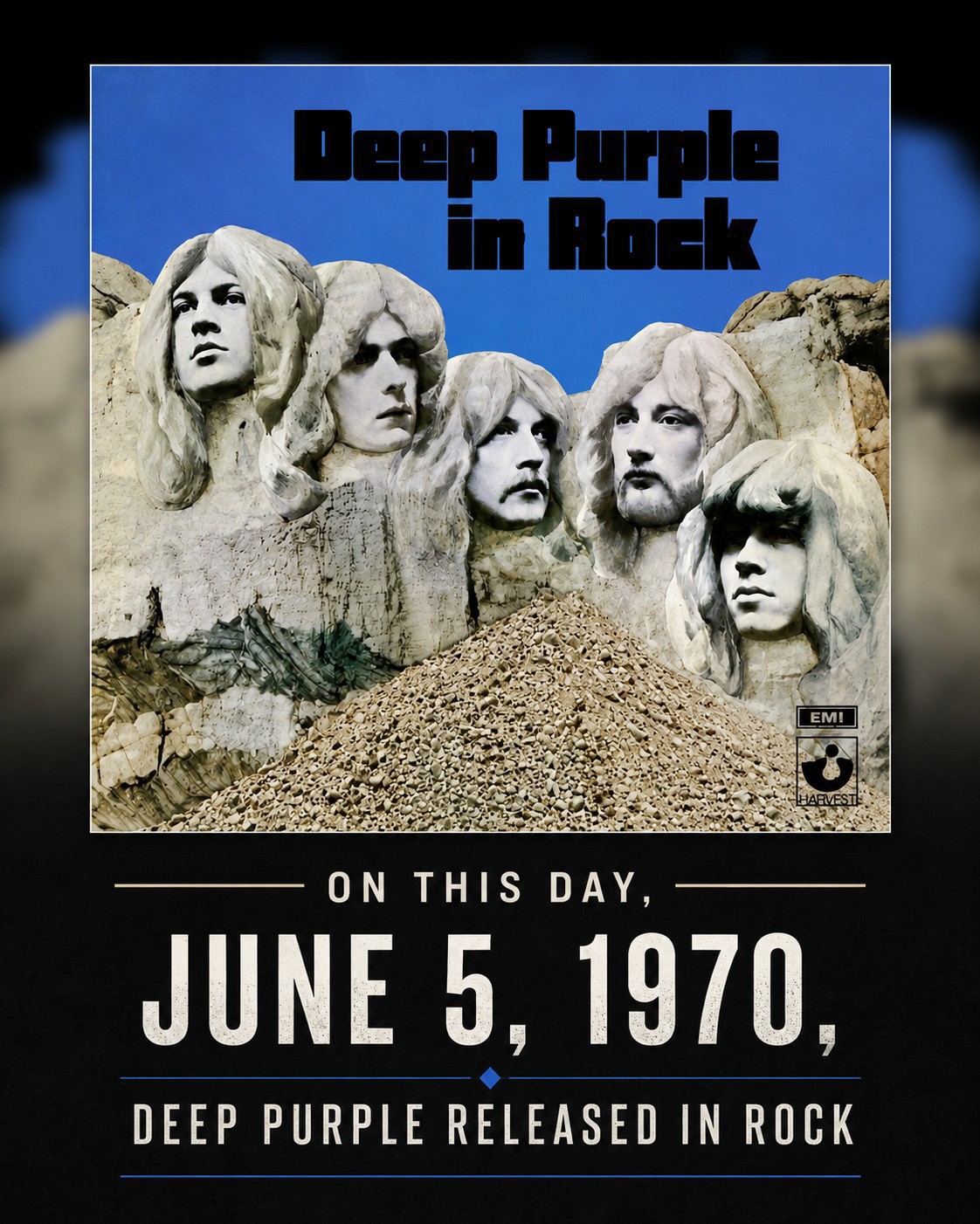 On This Day, June 5, 1970, Deep Purple Released In Rock ⠀ On June 