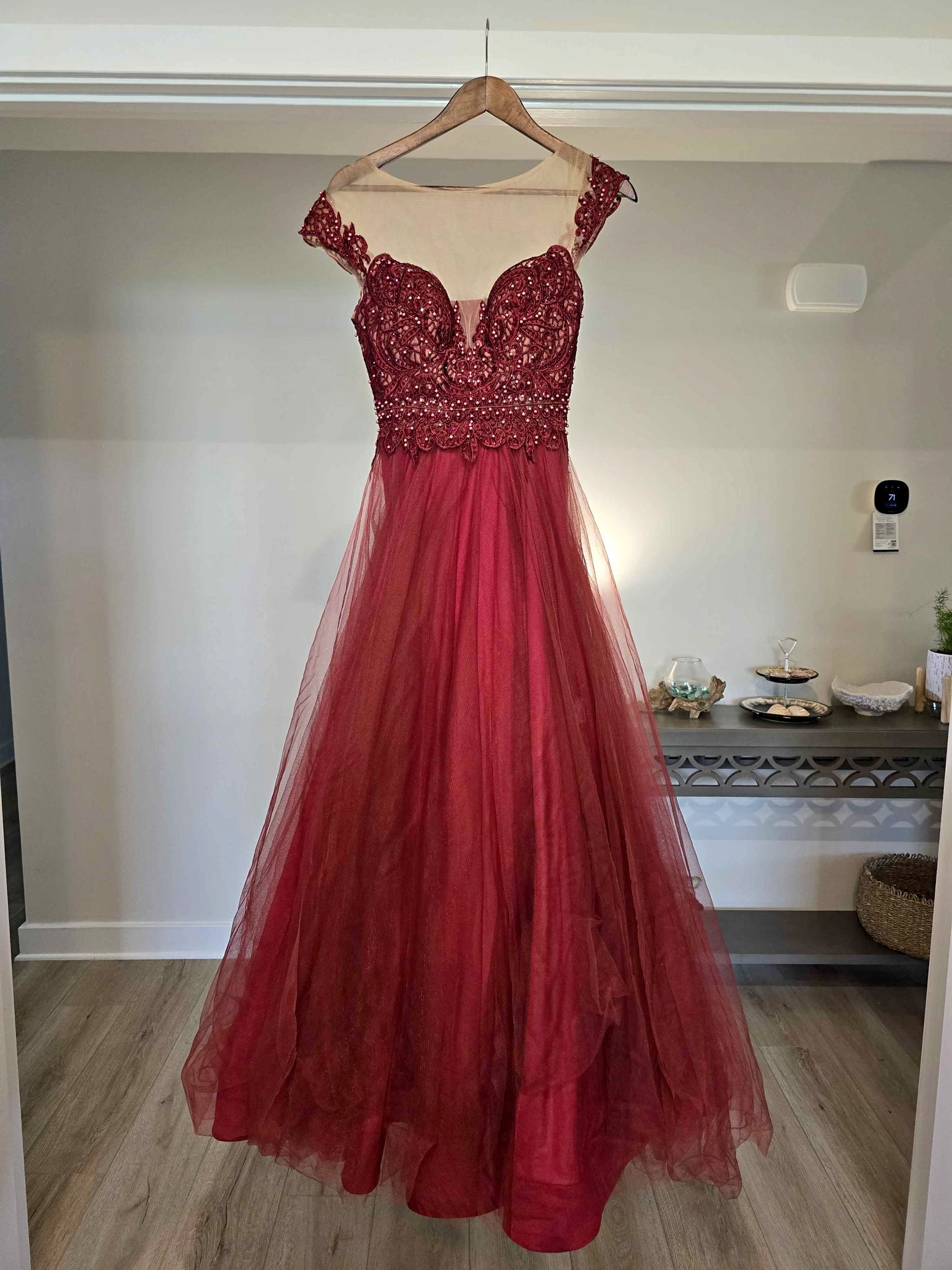 linen strapless dress Capri Linen Strapless Dress main image 0
