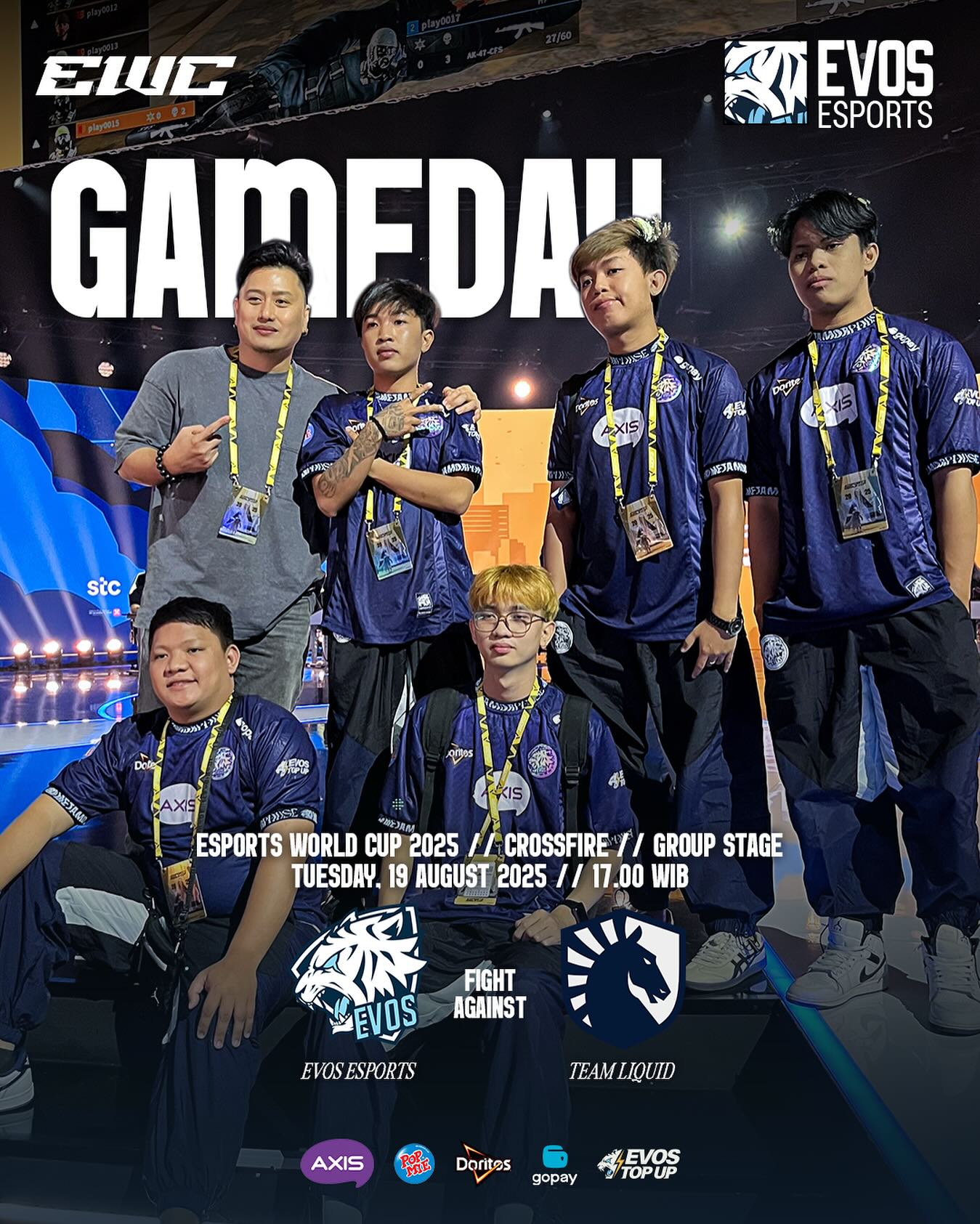 EVOS - EVOS Crossfire Division siap tempur hari ini di babak Grup EWC ...