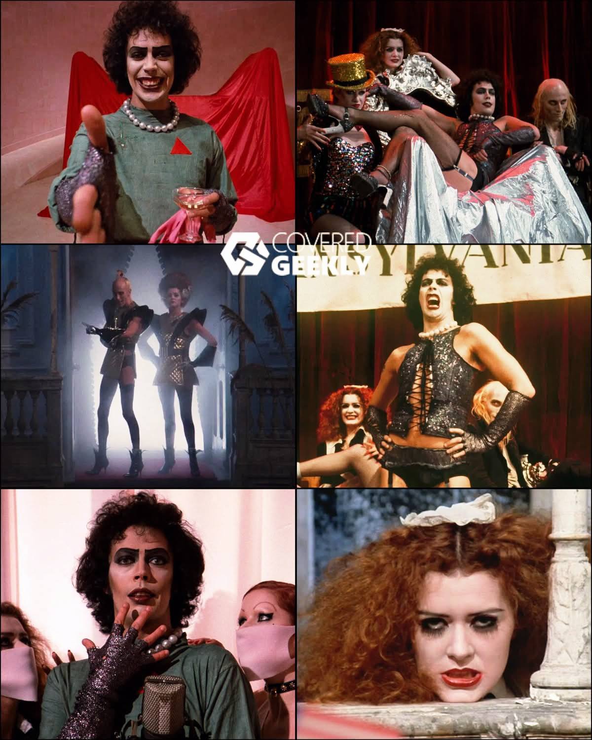 HWC Trading Rocky Horror Picture Show Scene 1 Cadeaux Imprimé Signé Autographe Photo pour les fans de cinéma - A3 Encadré