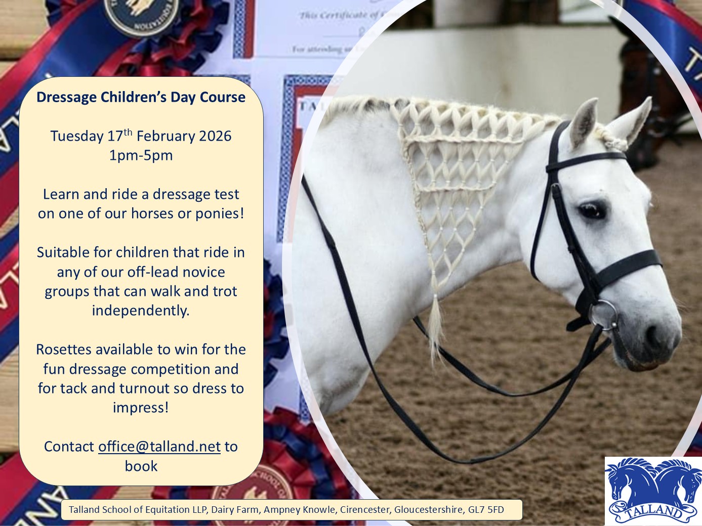~ Dressage Children’s... - The Talland School of Equitation | Facebook